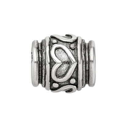 Sterling Silver Reflections Heart Bead