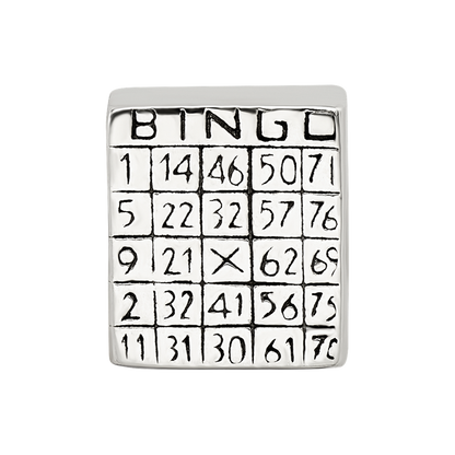 Sterling Silver Reflections Bingo Card Bead