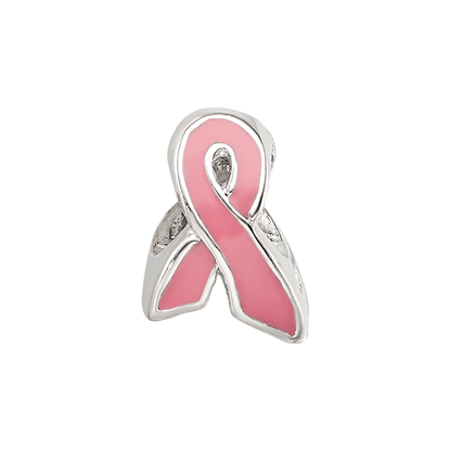 Sterling Silver Reflections Kids Enameled Breast Cancer Awareness Bead