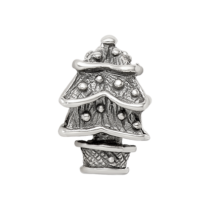 Sterling Silver Reflections Christmas Tree Bead