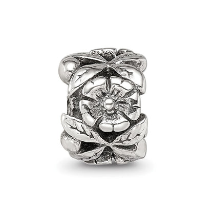 Sterling Silver Reflections Floral Bead