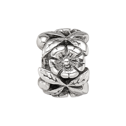 Sterling Silver Reflections Floral Bead
