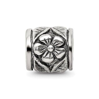 Sterling Silver Reflections Floral Bead