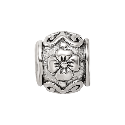 Sterling Silver Reflections Floral Bead