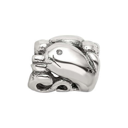 Sterling Silver Reflections Dolphin Bead
