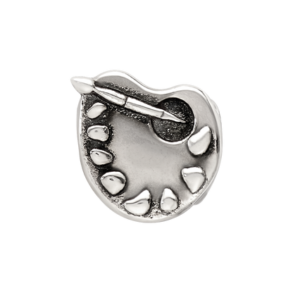 Sterling Silver Reflections Artists Palette Bead
