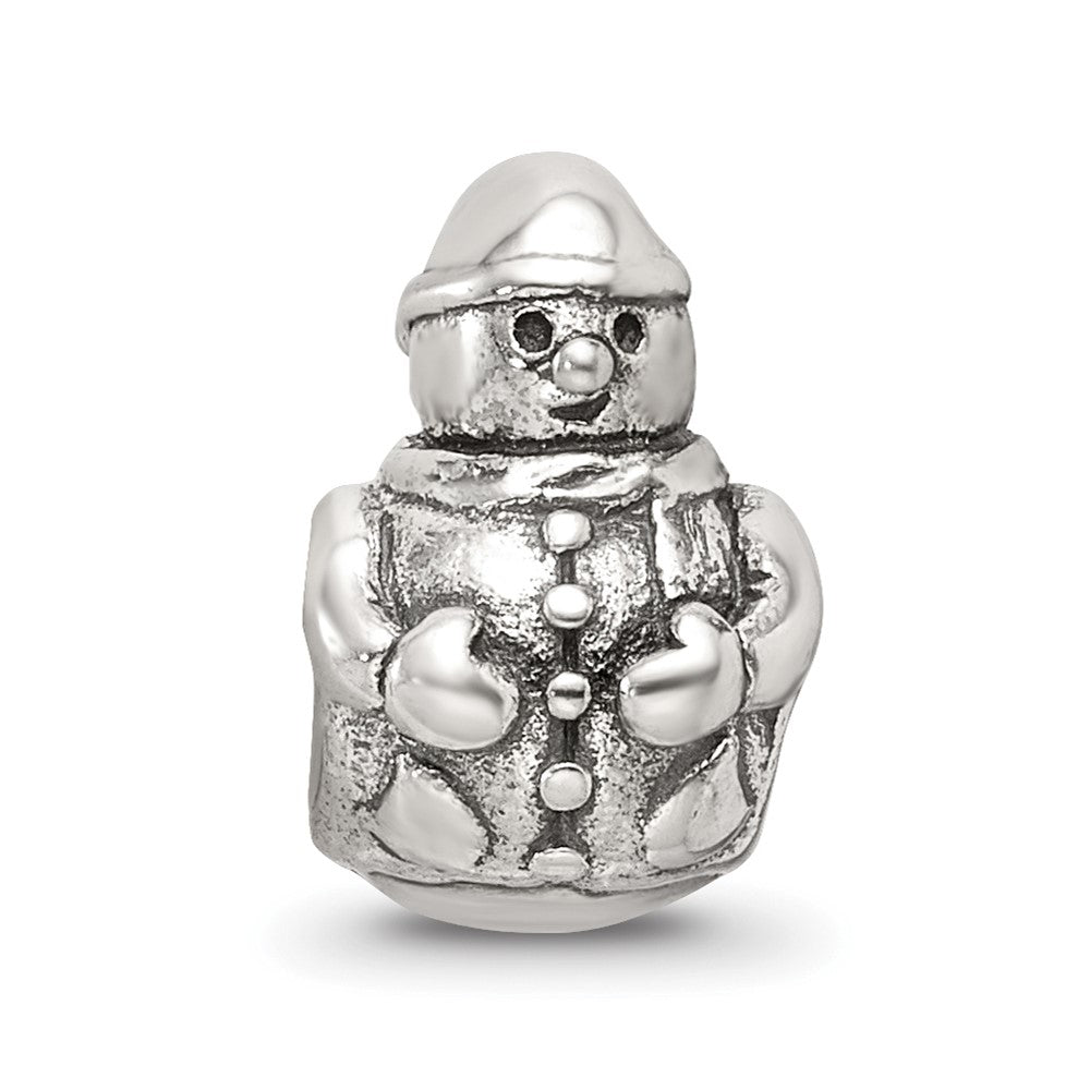 Sterling Silver Reflections Snowman Bead