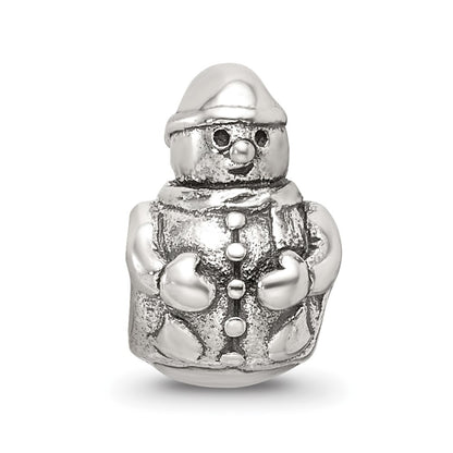 Sterling Silver Reflections Snowman Bead