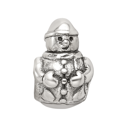 Sterling Silver Reflections Snowman Bead