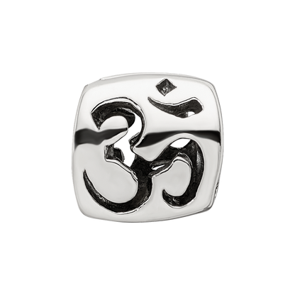 Sterling Silver Reflections Om Symbol Bead