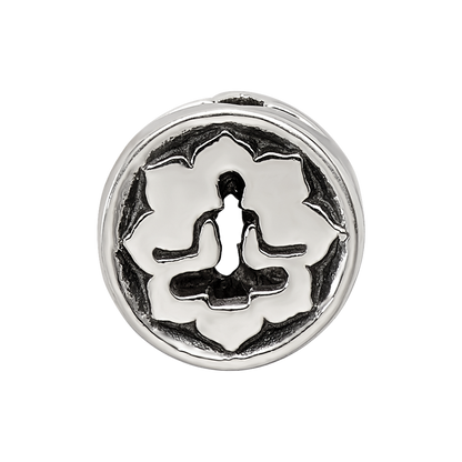 Sterling Silver Reflections Yoga Lotus Bead