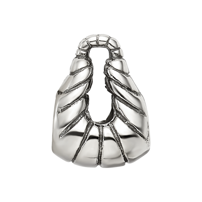 Sterling Silver Reflections Striped Handbag Bead