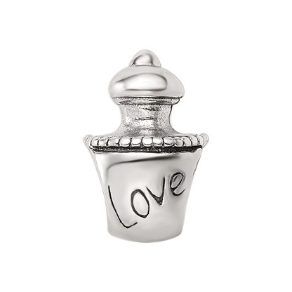 Sterling Silver Reflections Love Perfume Bottle Bead