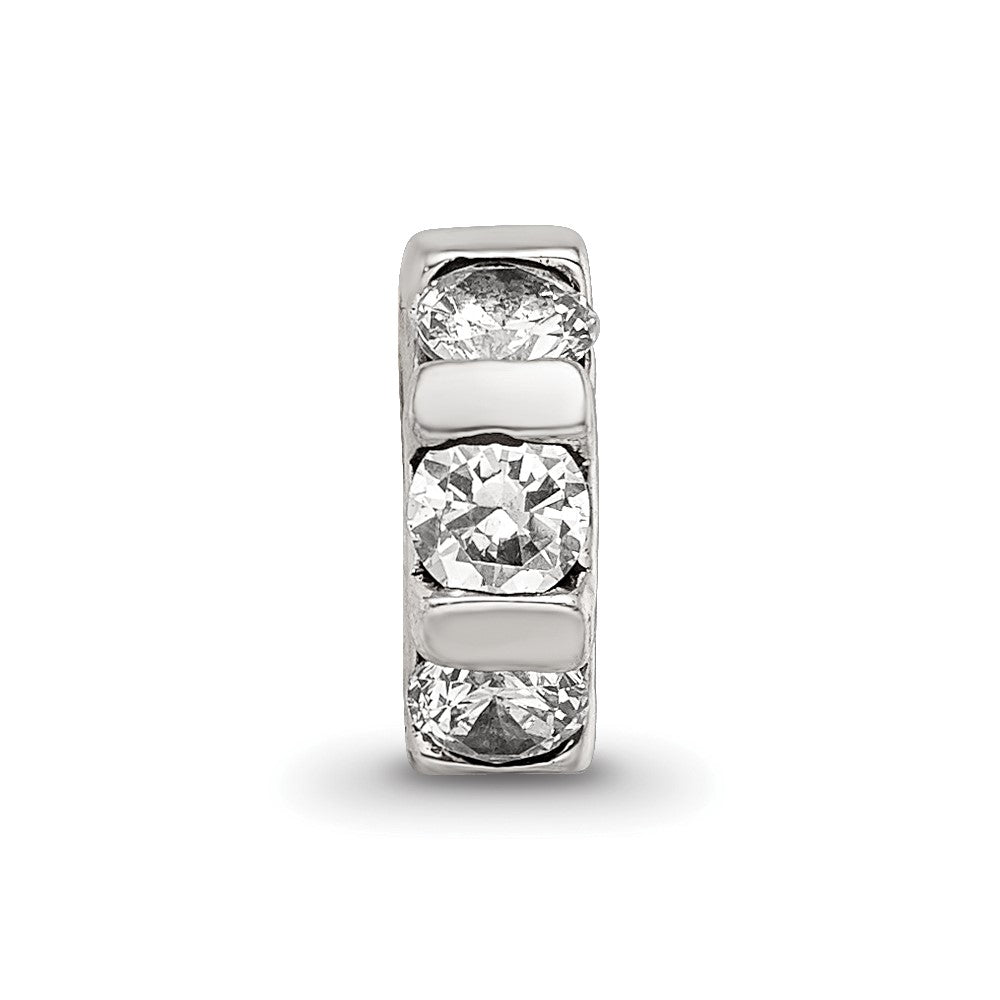 Sterling Silver Reflections CZ Bead
