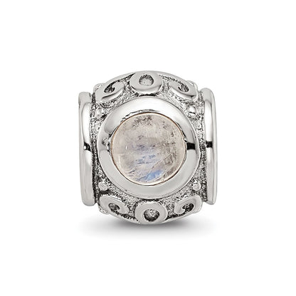 Sterling Silver Reflections Moonstone Bead