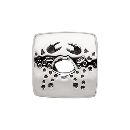 Sterling Silver Reflections Cancer Zodiac Antiqued Bead