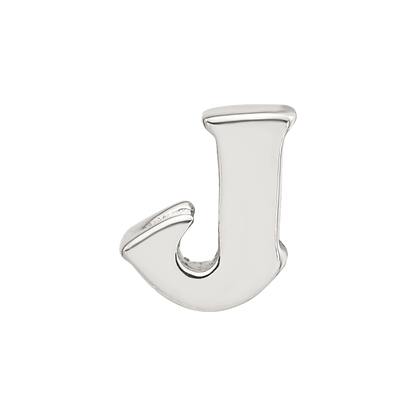 Sterling Silver Reflections Letter J Bead