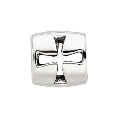 Sterling Silver Reflections Maltese Cross Bead